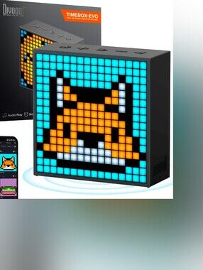 Divoom TimeBox Evo -- Pixel Art Bluetooth Speaker with 16x16 LED Display